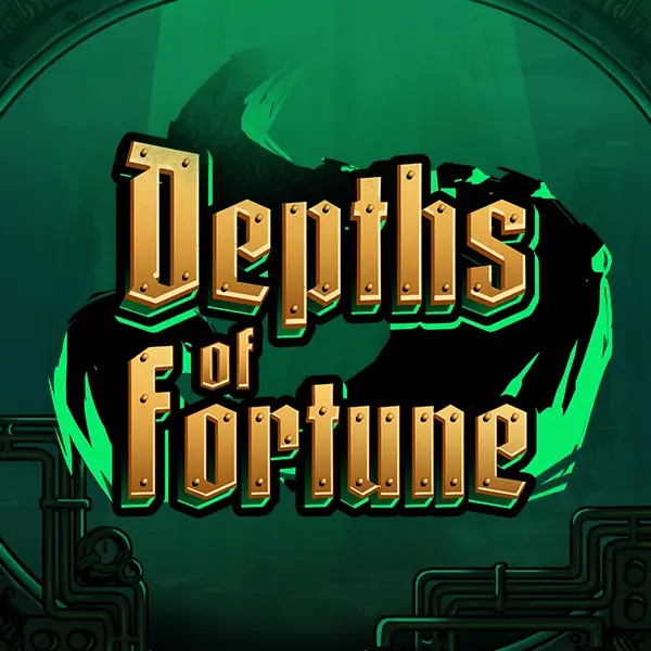 Depths of Fortune slot logo by AvatarUX Studios at Golden Panda Casino