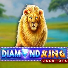 Try Diamond King Jackpots slot by SpinPlay Games on goldenspandacasino.nl – logo image