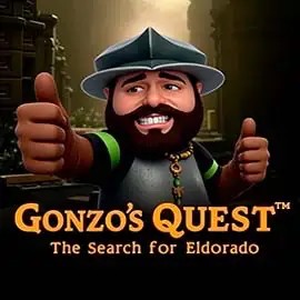 Gonzo's Quest casino game by NetEnt – featured logo at Golden Panda Casino