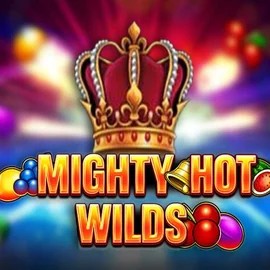 Mighty Hot Wilds logo by Inspired Gaming at Golden Panda Casino