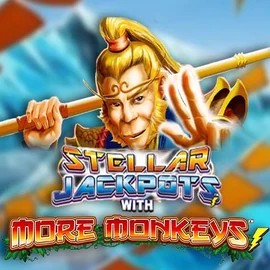 Play the Stellar Jackpots with More Monkeys slot by Lightning Box Game on Golden Panda Casino