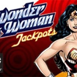 Wonder Woman Jackpots by Amaya, showcased at goldenspandacasino.nl – game logo